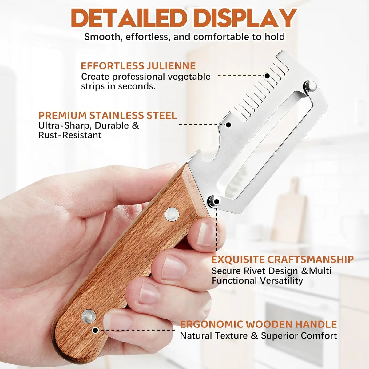 3-in-1 Peeler Knife